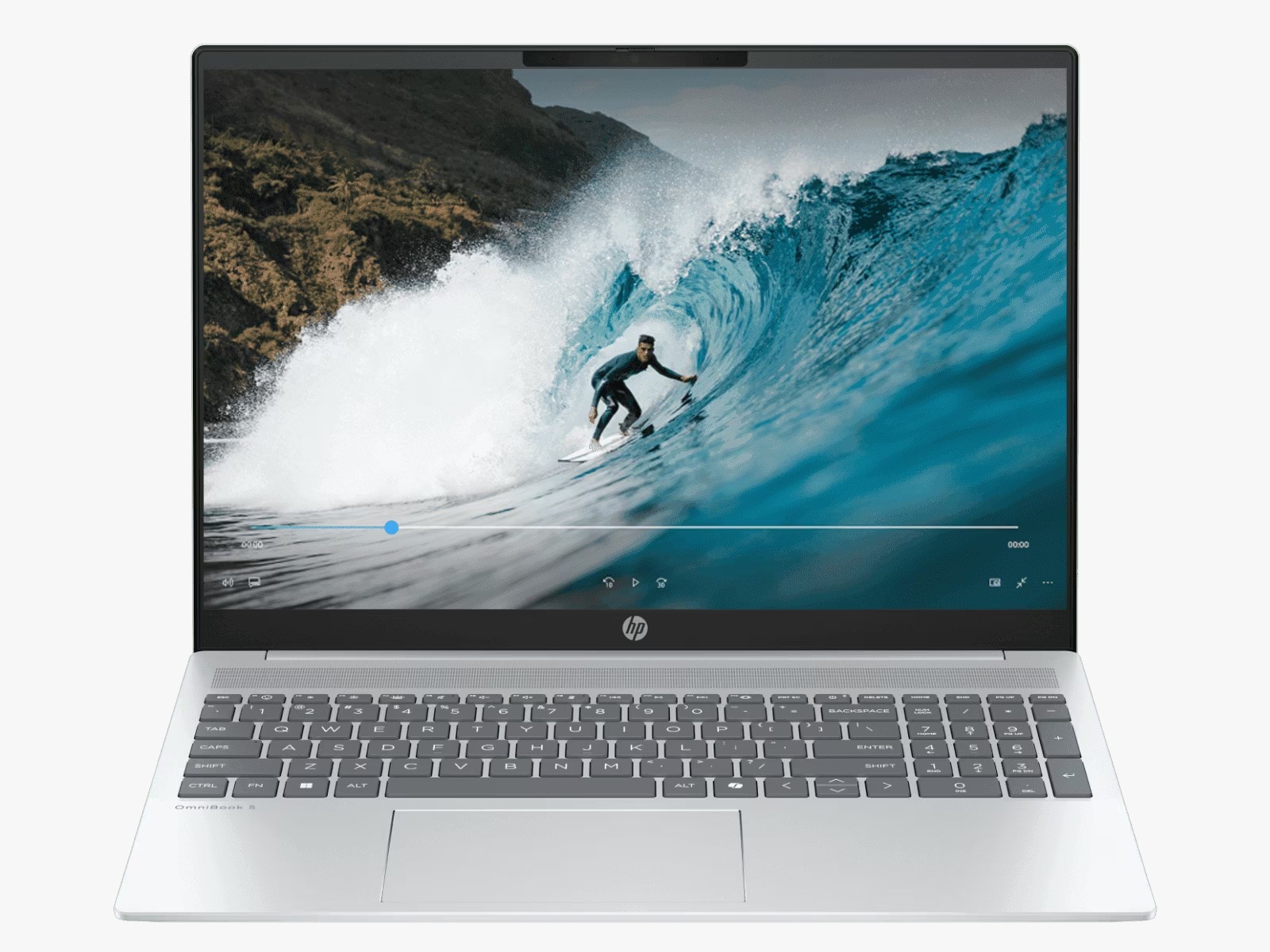 HP OmniBook 5 Intel Core i5 13th Gen laptop side angle