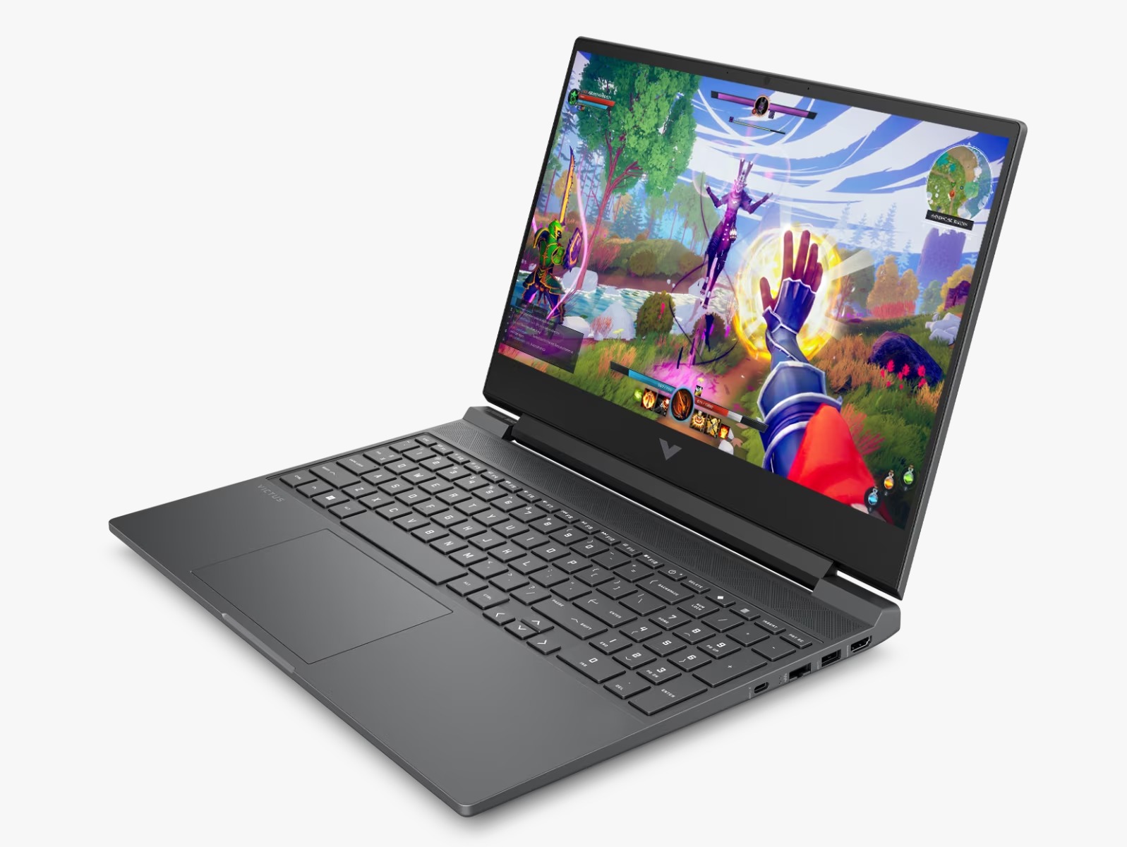 HP Victus 15-fb3185AX gaming laptop front view